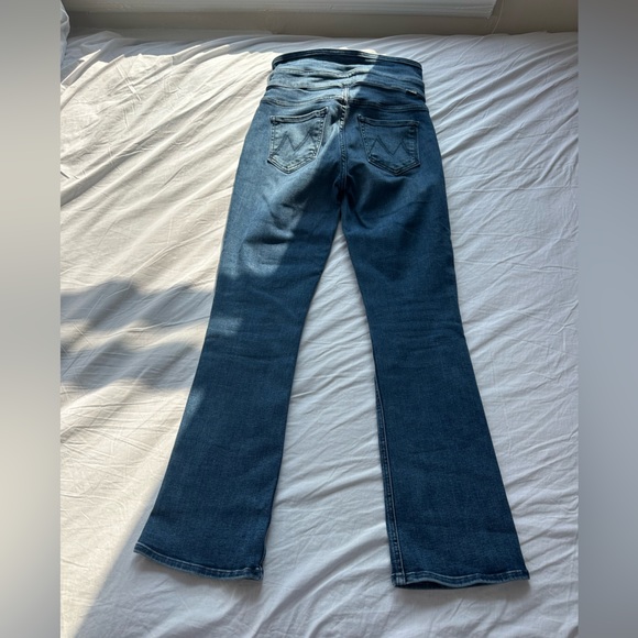 MOTHER Dark Blue Flare Jeans - Picture 3 of 4